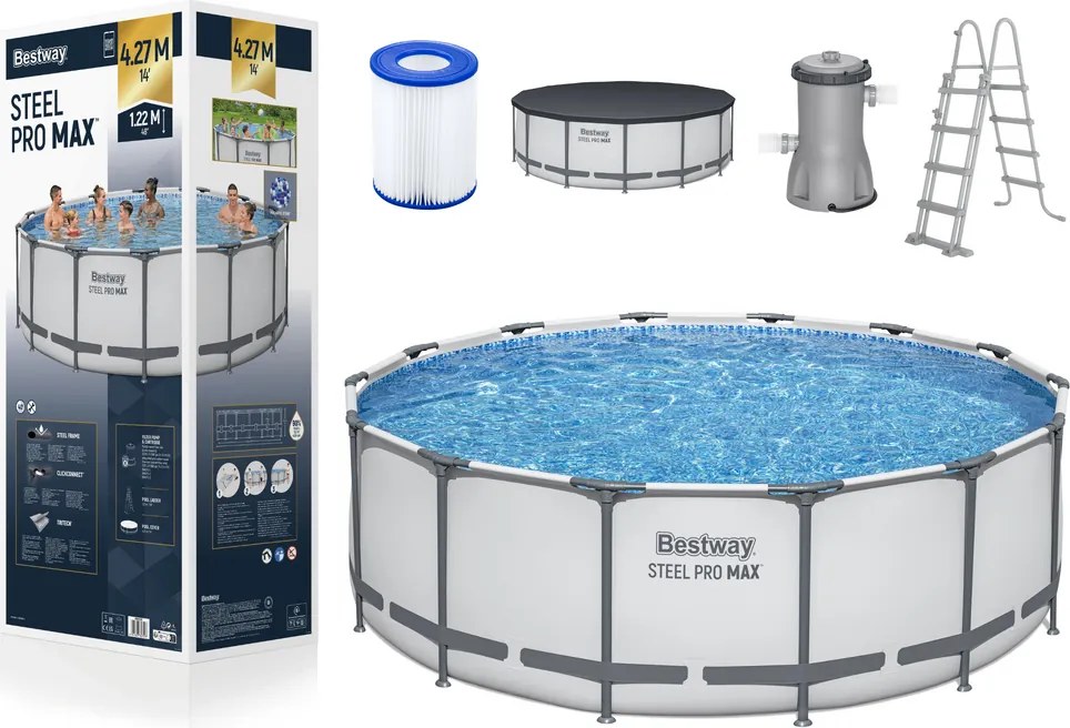 427 x 122 cm Bestway 5612X Záhradný regálový bazén