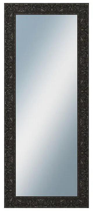 DANTIK - Zrkadlo v rámu, rozmer s rámom 50x120 cm z lišty PRAHA čierna (2753)