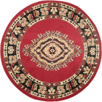 TA Koberec 4493A ČERVENÝ ATLAS PP KOLESO Rozmer: 140x140 cm