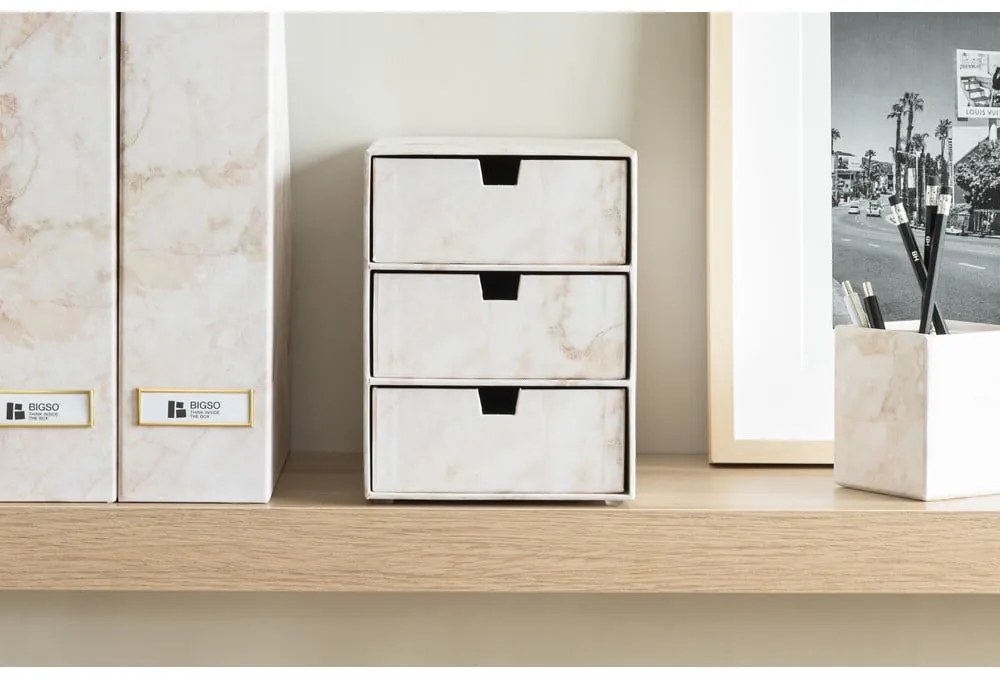 Kartónový organizér zásuvkový Ingrid Paper Laminate – Bigso