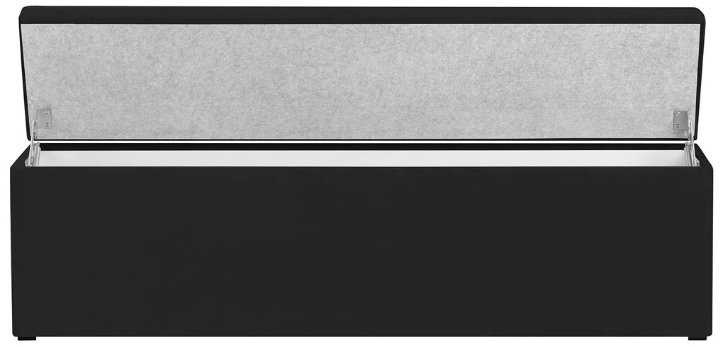 Čierna Lavica s úložným priestorom Nova 140 × 34 × 47 cm 140 × 34 × 47 cm WINDSOR & CO