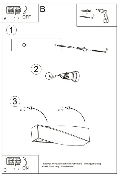 Brilagi - LED Nástenné svietidlo KERRY 1xE27/7,5W/230V keramika/biela