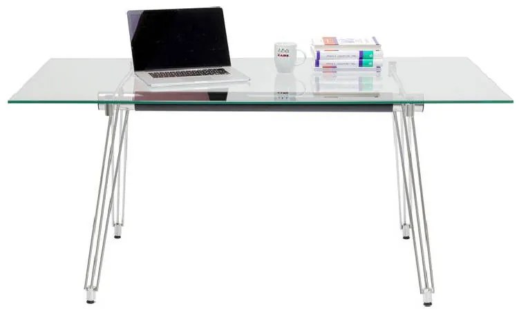 Officia kancelársky stôl strieborný 160x80 cm