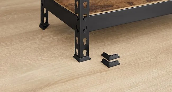 Dílenský regál Matys 75 cm hnědý/černý