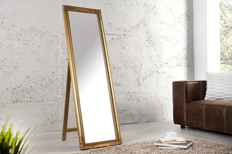 Bighome - Zrkadlo stojace  VERSAIL 160 cm - zlatá