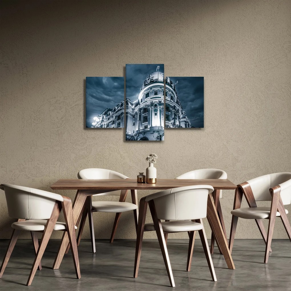 Obraz architektúry v tme (90x60 cm)