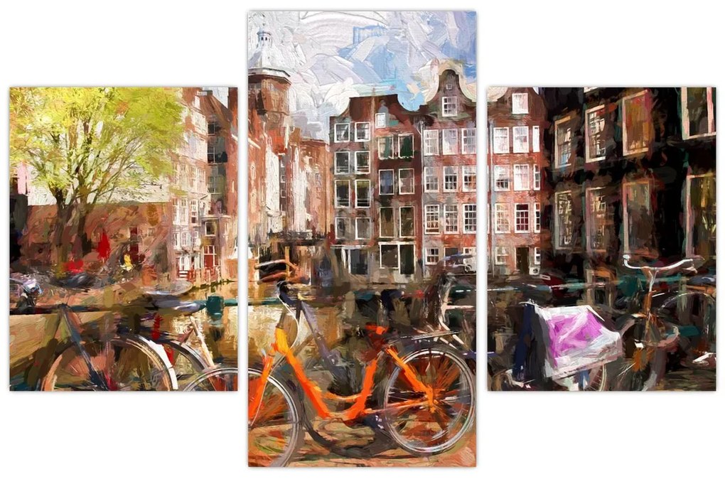 Obraz - Amsterdam (90x60 cm)