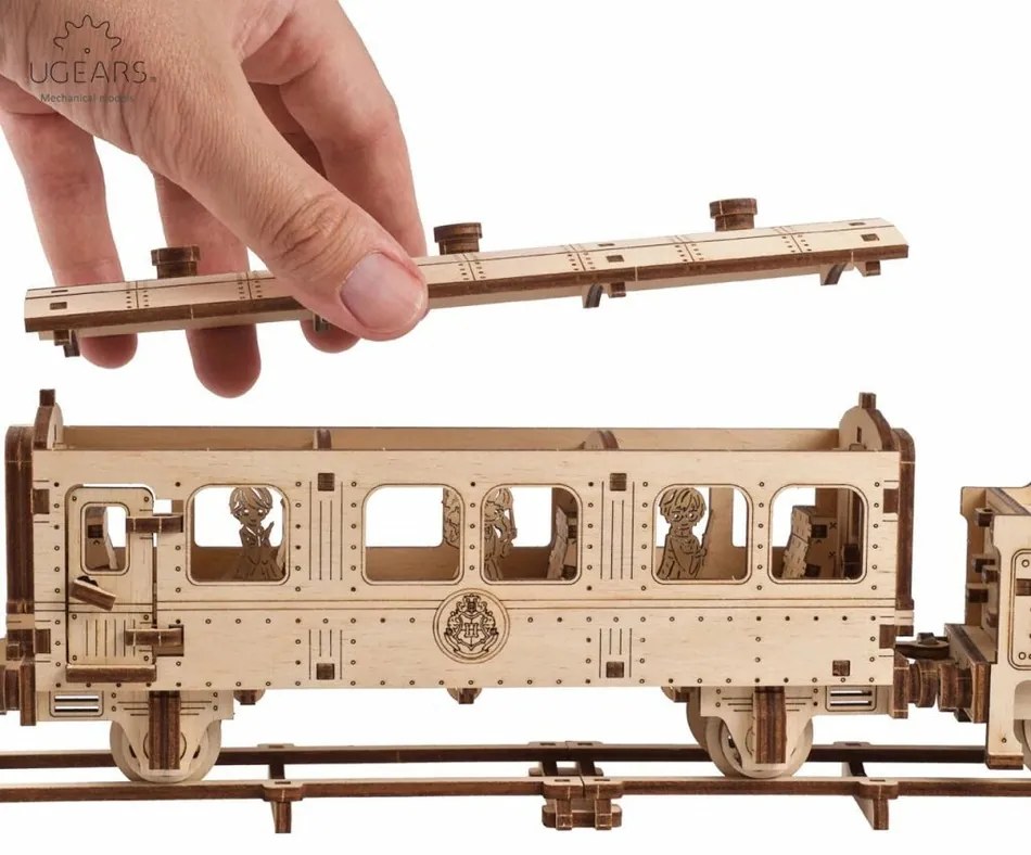 Ugears 3D drevené mechanické puzzle Harry Potter Rokfortský expres