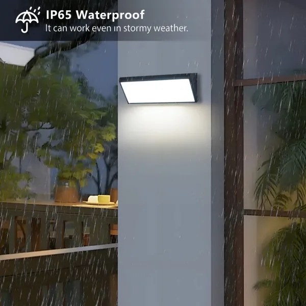 Brilagi - LED vonkajšie nástenné svietidlo TRIANGLE LED/42W/230V čierne IP65