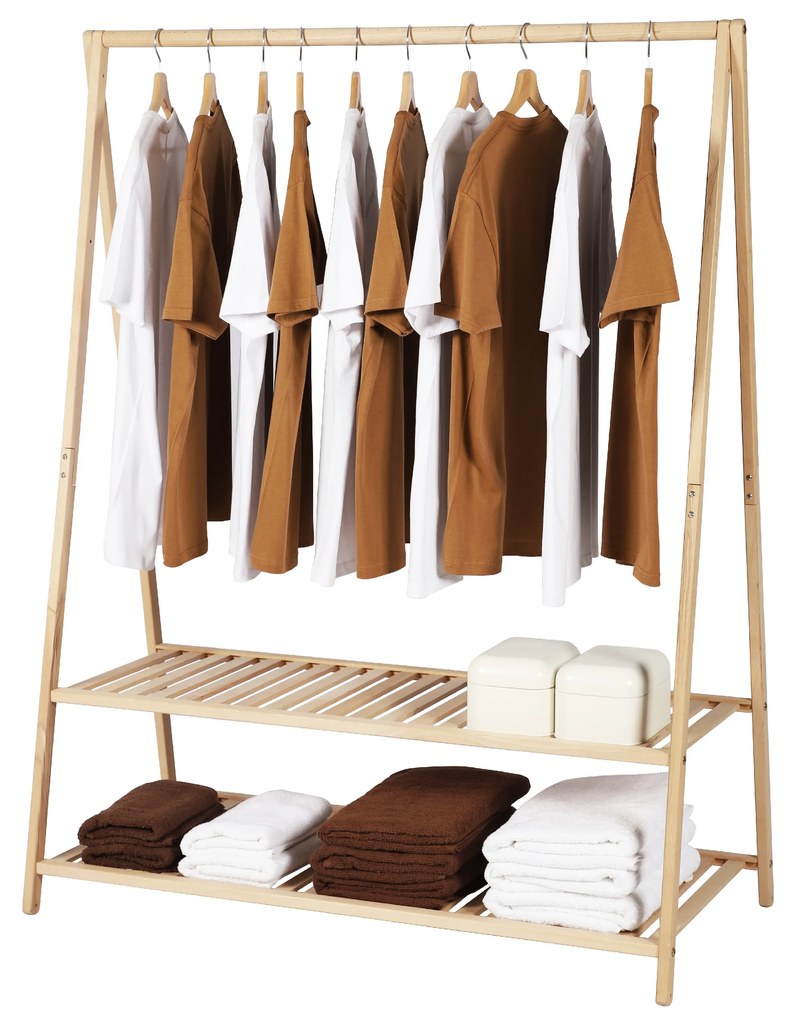 Drevený stojan na oblečenie RTB_L Buk