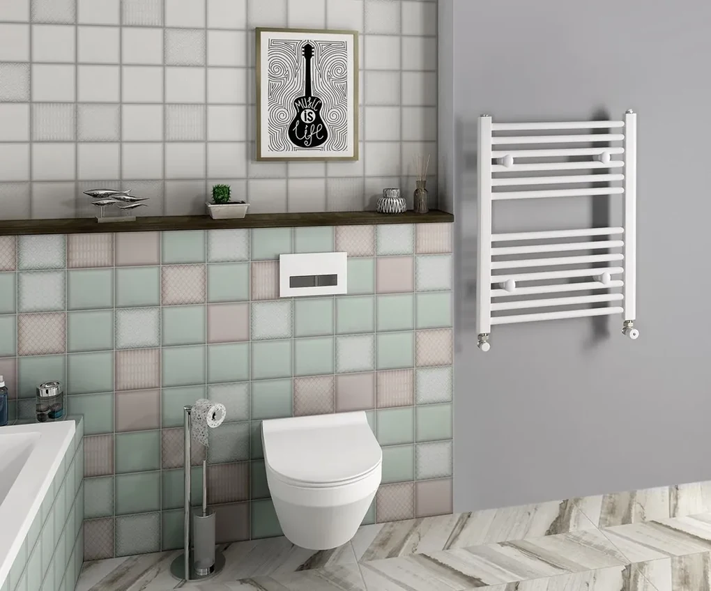 Aqualine Aqualine, ORBIT vykurovacie teleso s bočným pripojením 600x1850 mm, 1148 W, biela, ILO86T