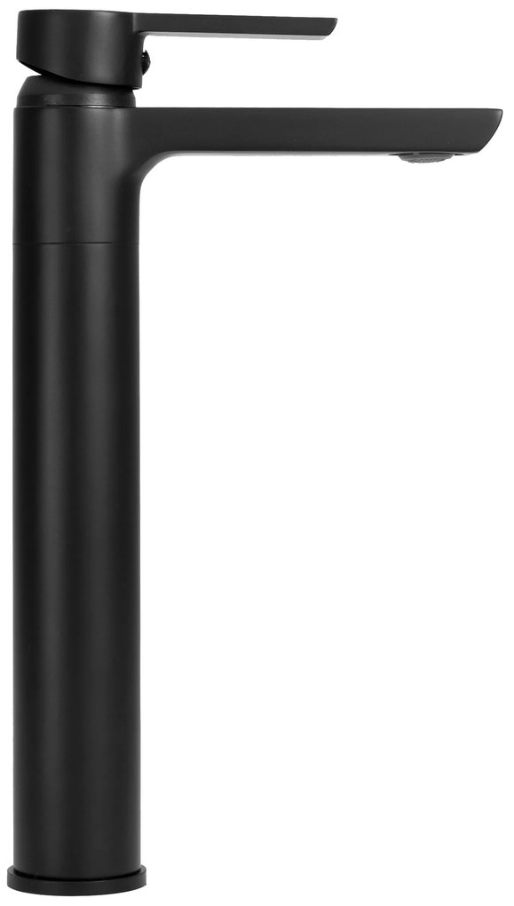 Rea Argus, vysoká umývadlová batéria h-285, čierna matná, REA-B6211