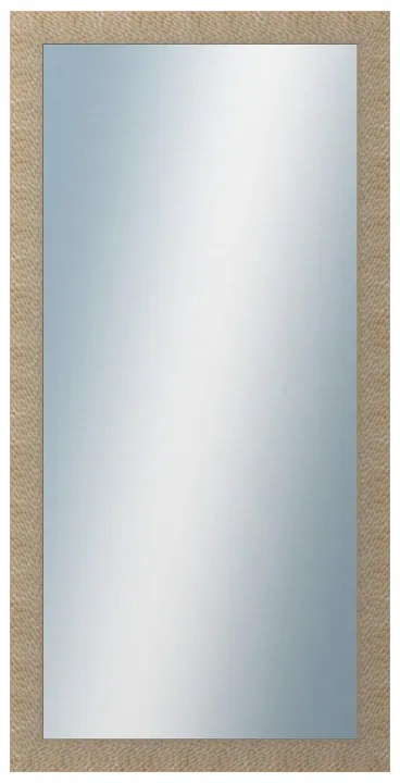DANTIK - Zrkadlo v rámu, rozmer s rámom 50x100 cm z lišty Golf Champagne (2490)