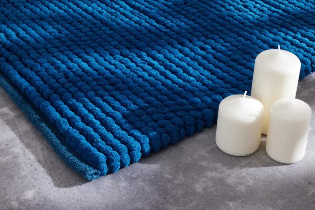 Kúpeľňový koberček Javo Premium tmavotyrkysový