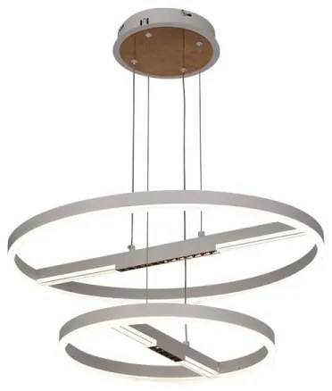 LED Stmievateľný luster na lanku LED/100W/230V 3000-6500K + diaľkové ovládanie