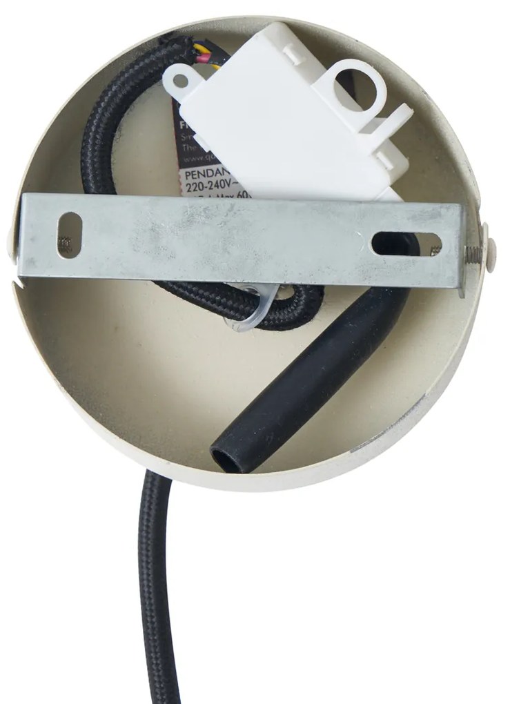 Priemyselné závesné svietidlo béžové 4-svetlá - Cage Rack