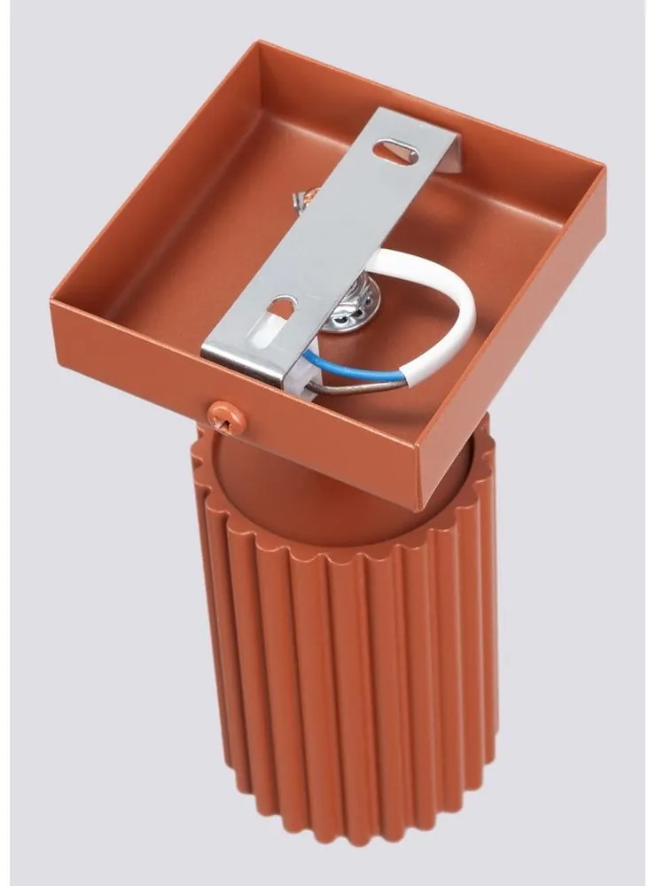 Bodové svietidlo v tehlovej farbe 8x16 cm Gleam – Sollux