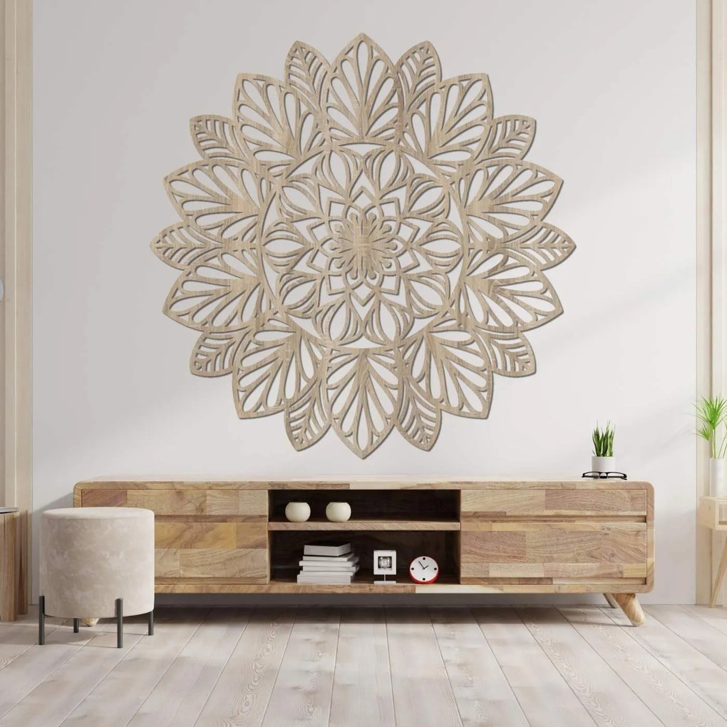 SENTOP | Mandala Kvet života z dreva - Symbol harmóniu pre váš domov | SENTOP HDF0255