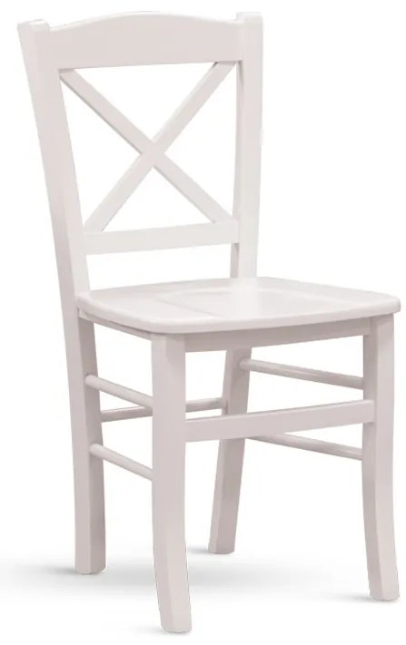 Stima Stolička CLAYTON s masívnym sedákom Vyberte odtieň ->: Biela (lak)