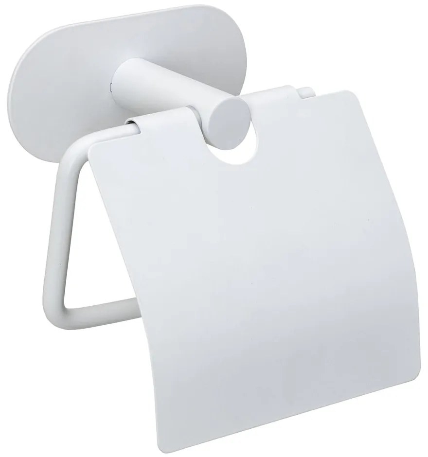 Biely samodržiaci držiak na toaletný papier z nehrdzavejúcej ocele Orea – Wenko