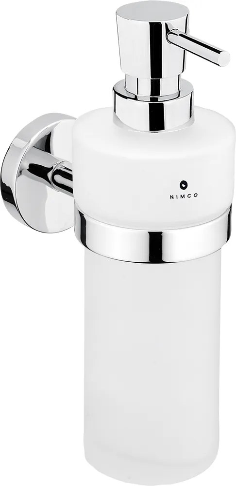 Nimco Dávkovač tekutého mydla sklenený, pumpička mosadz UNIX - UN 13031W-T-26