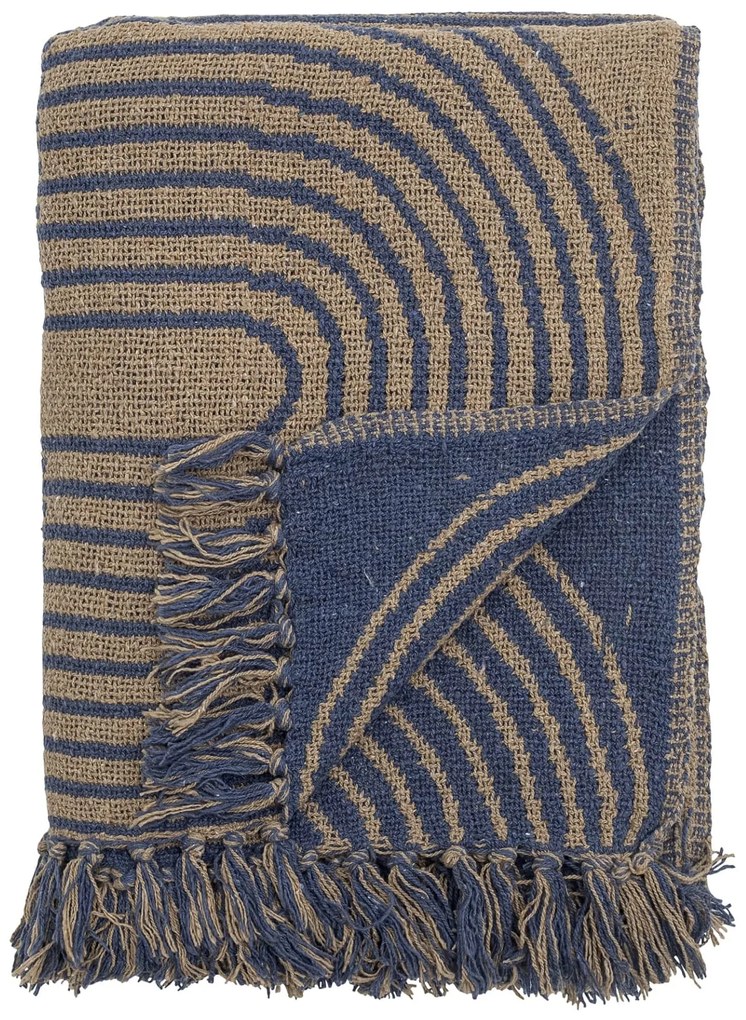 Bloomingville Prehoz z recyklovanej bavlny Tiffanie Blue 160 × 130 cm