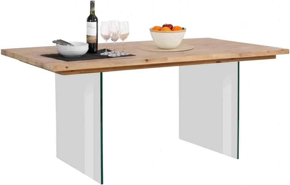 Jedálenský stôl Vive, 180 cm, masívny agát