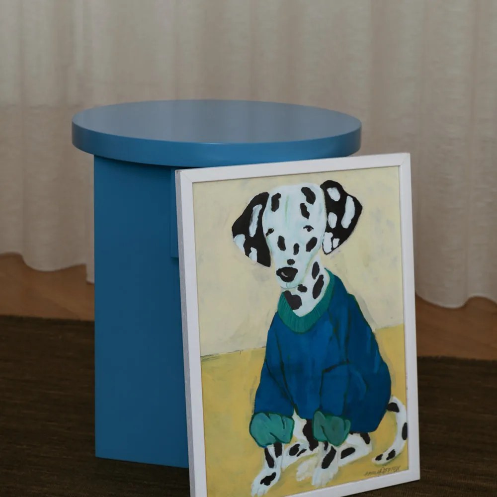 The Poster Club Plagát Dalmatian in Sweatshirt by Hanna Peterson A5 (mini)