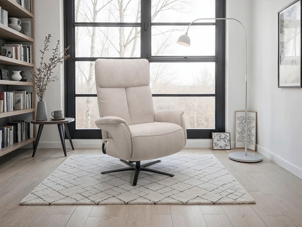 XXXLutz RELAXAČNÉ KRESLO, textil, sivobéžová Sit & More - Online Only obývacie izby - 000144028629