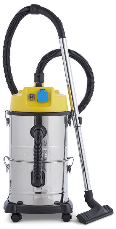 Klarstein Reinraum 3-in-1, priemyselný vysávač, 1800 W, 30 l, ušľachtilá oceľ