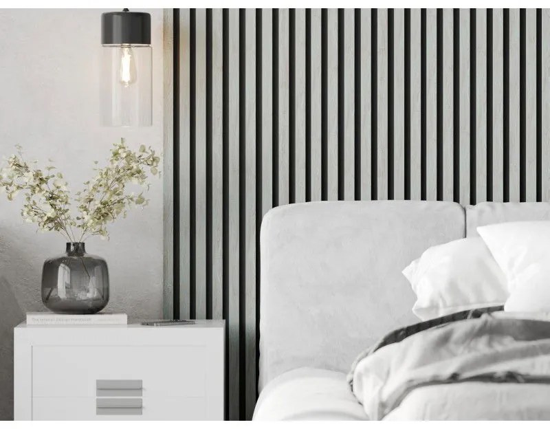 Mexen Lam-B, stenové lamely 275 × 31,5 cm, HDF doska 4 mm, dub ľadový, S100-275317-2812-061