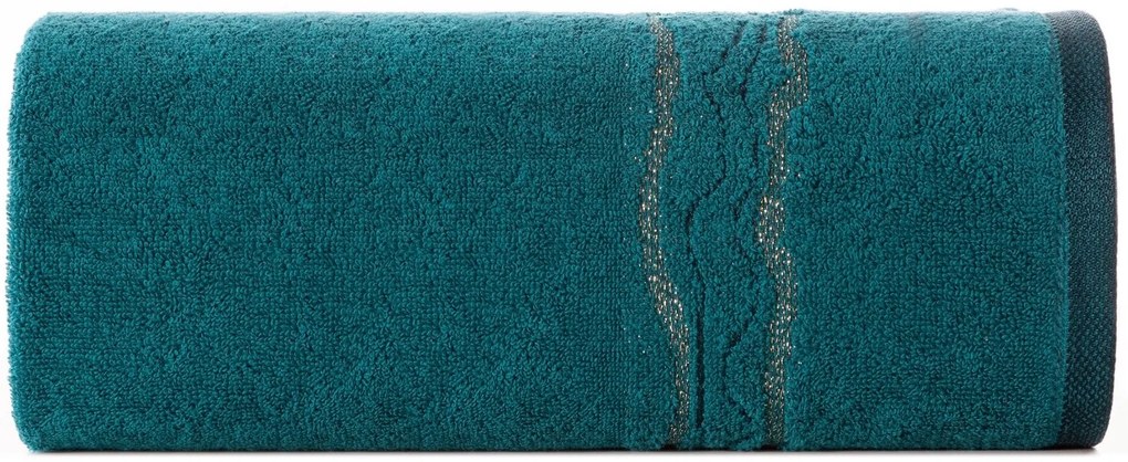 BAVLNENÝ UTERÁK KARIN 50X90 CM TMAVOTYRKYSOVÁ