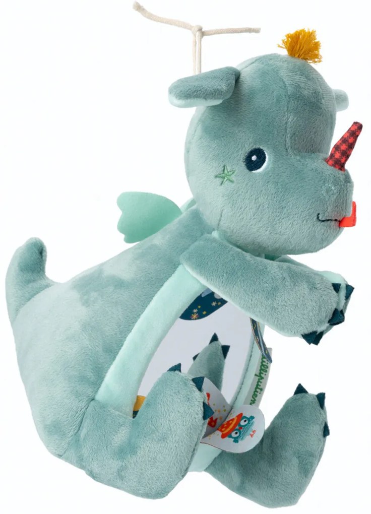 Lilliputiens – textilná hračka so zrkadielkom - dráčik Joe