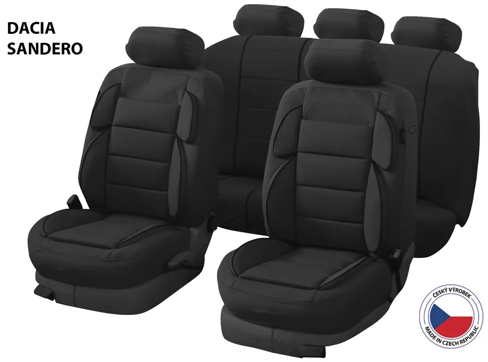 Cappa Autopoťahy Perfetto YL Dacia Sandero čierna