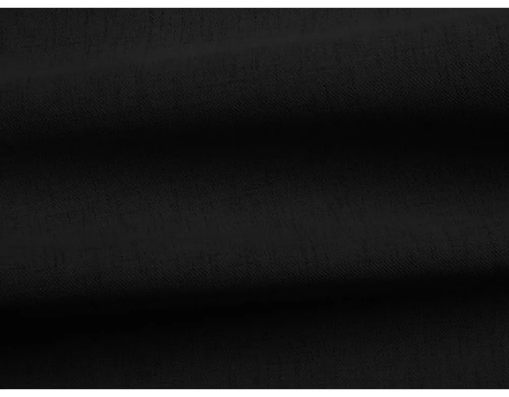 Čierna rohová pohovka (ľavý roh/s leňoškou) Manao – Makamii