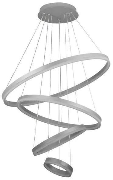 LED Stmievateľný luster na lanku LED/165W/230V 3000-6500K + diaľkové ovládanie