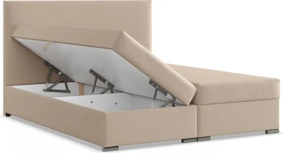 Manželská posteľ VICENZA 160×200 cm béžová