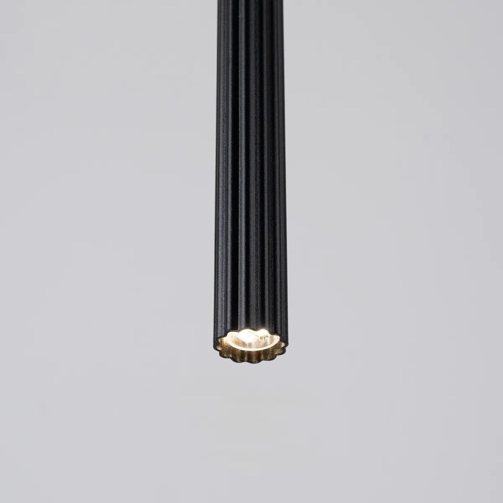 Závesné svietidlo Arche, 1x čierne kovové tienidlo