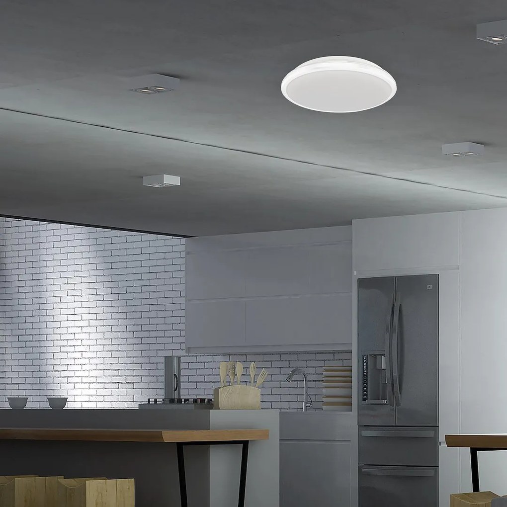 Stropné LED svietidlo Terma, 1x LED 18w, 4000k, w