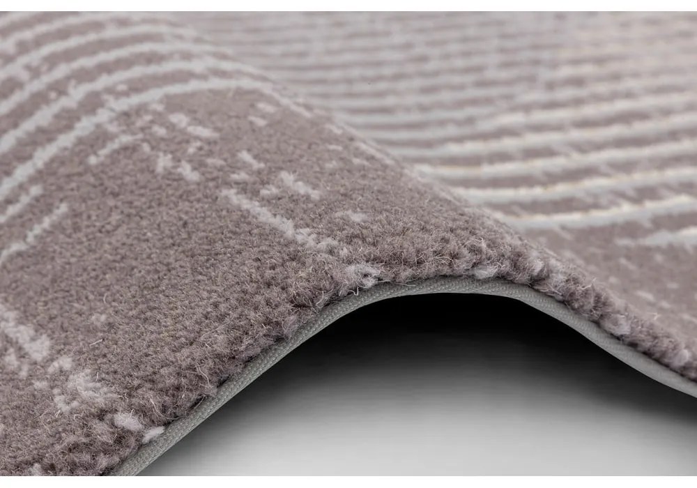 Sivý vlnený koberec 100x180 cm Shades – Agnella