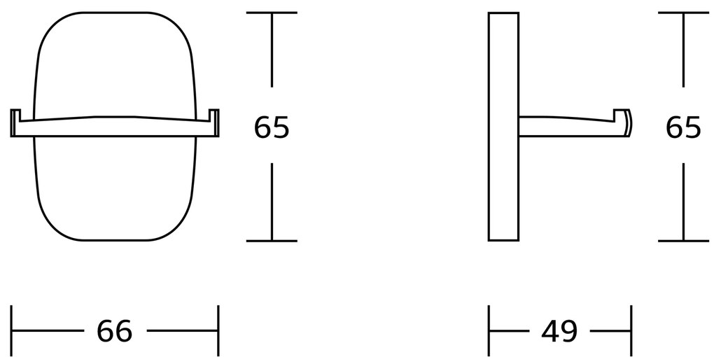 Aqualine Aqualine, RUMBA dvojháčik, chróm, RB123