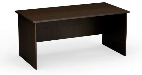 Kancelársky písací stôl PRIMO Classic, rovný 160x80 cm, wenge