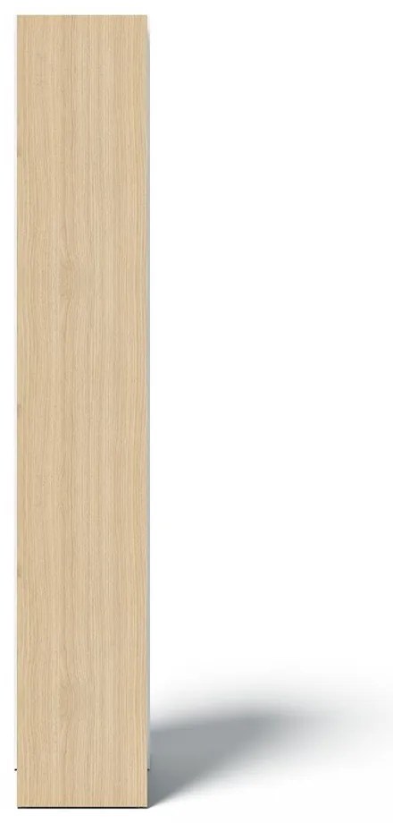Biela knižnica v dekore duba 40x188 cm Ella - TemaHome