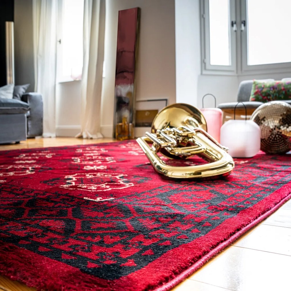 Obsession, Kusový koberec My Ariana 881 red, 80x150, červená, obývacia izba