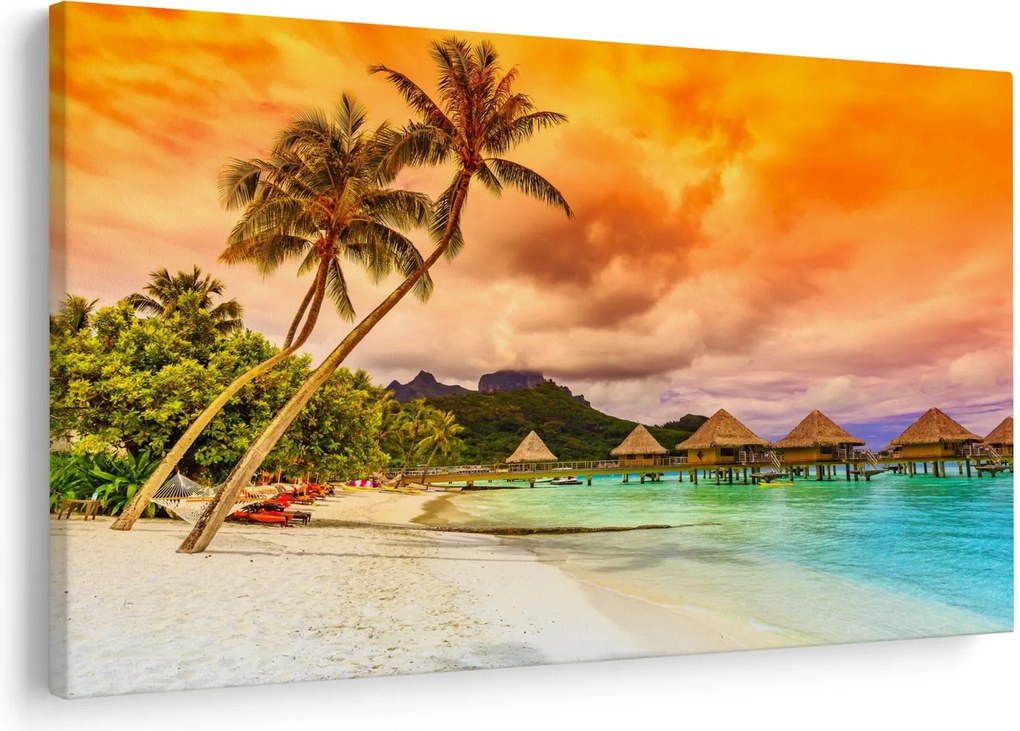 Obraz - Ostrov Bora Bora (90x60 cm)