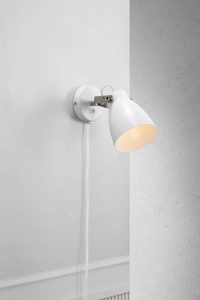 LARGO | nástenná lampa Farba: Biela