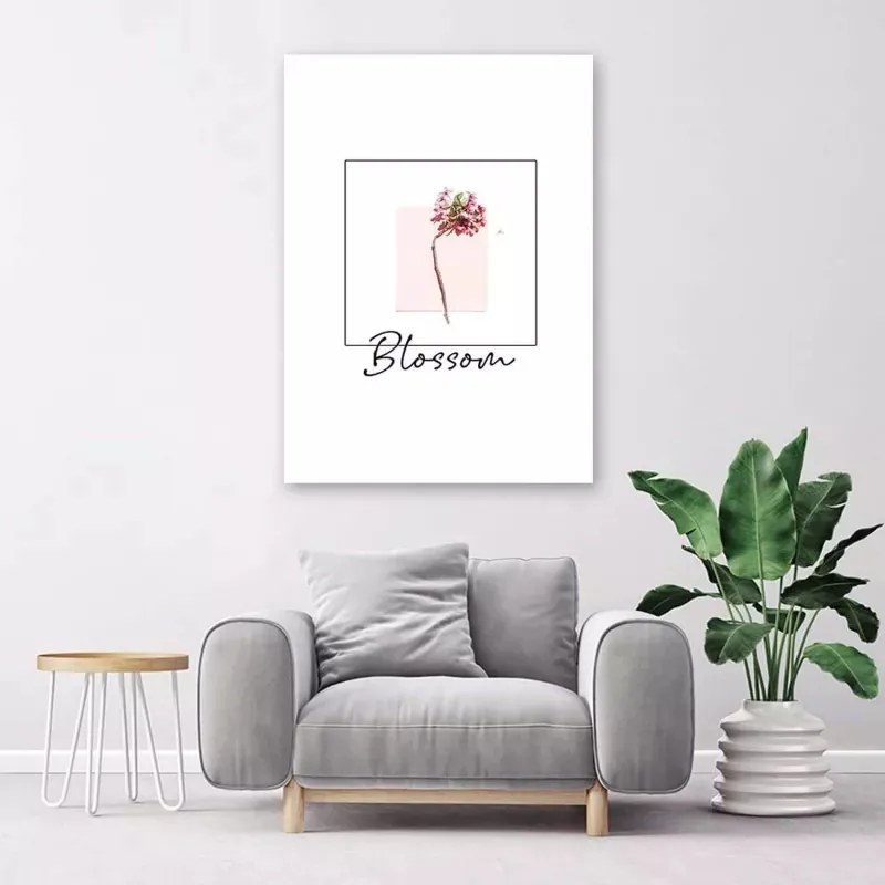 Gario Plagát Rozkvitnutý kvet Farba rámu: Prírodná, Rozmery: 30 x 45 cm