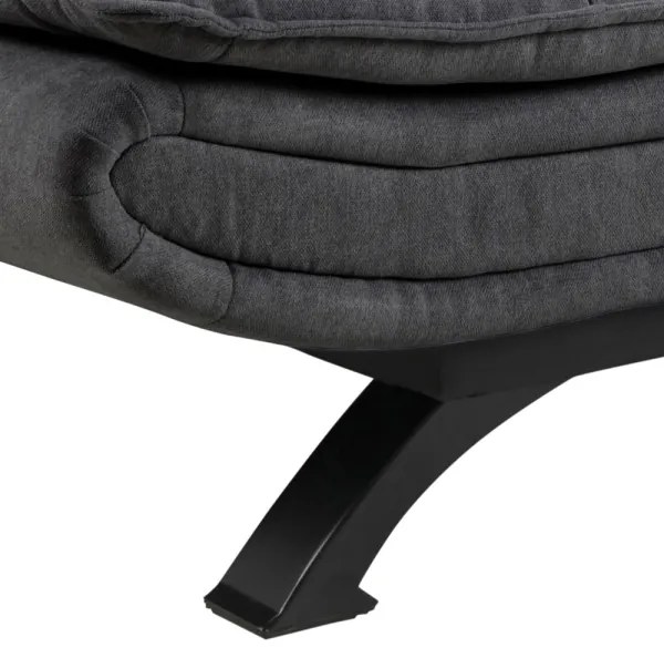 Rozkladacia dvojmiestná pohovka AIRI v tmavosivej