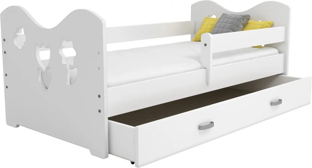 AMI nábytok Detská postieľka Mája M2 80x160 biela