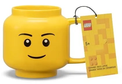 Žltý keramický detský hrnček 530 ml Head - LEGO®